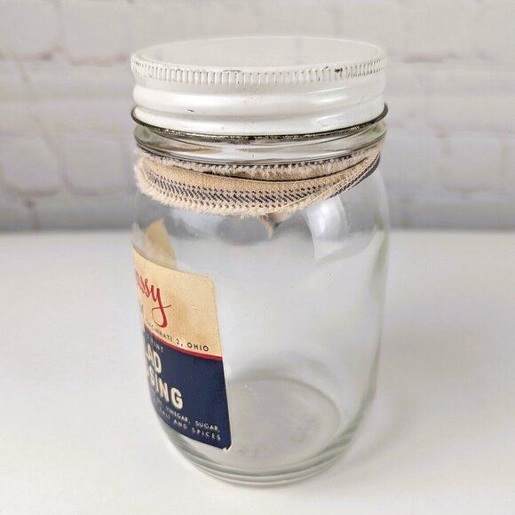 Vintage 60s Embassy Salad Dressing Jar - Picture 5 of 8